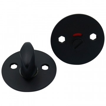 Toalettgarnityr 2mm Universal Assa/Boda. Sort matt