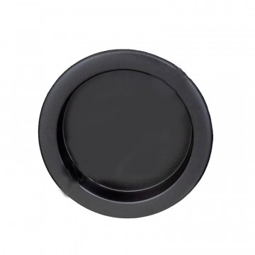 Skål til skyvedør. Sort matt