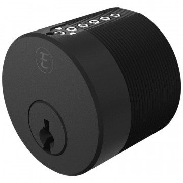 Komplett utvendig og innvendig sylinderpakke med nøkkelavlåsning på begge sider av døren. 